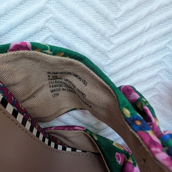 Betsey Johnson The Rumors Floral Dress Sandal Slip-On Mules Size 8.5 - Picture 7 of 10